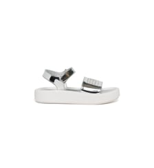 Sandales métalliques avec logo MM6 Maison Margiela