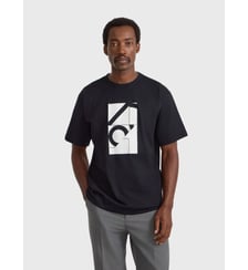 t-shirt en coton sérigraphié Agnès b.
