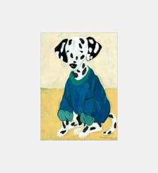 Poster   Dalmatian in Sweatshirt - The Poster Club x Hanna Petterson Poster & Frame