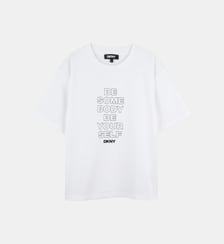 T-shirt manches courtes coton DKNY