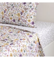 Drap plat en batiste de coton Yves Delorme