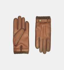 Gants Vincent Homme Cuir Doublés Cachemire Agnelle