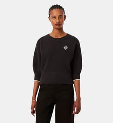 Pull col rond coton Lacoste