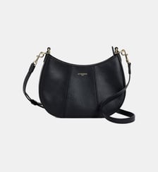 Petit Sac à main demi lune Juliette en cuir grainé Le Tanneur