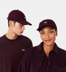 Casquette twill de coton Lacoste