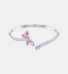 Bracelet-jonc Ariana Grande x Swarovski, Libellule, Métal rhodié Swarovski