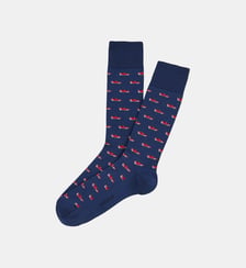 Chaussettes en coton - Formule 1 Marine Arthur