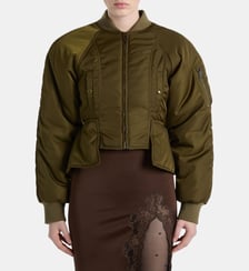 Veste à basques en nylon Balmain