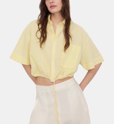 Chemise carrée en seersucker Adolfo Dominguez