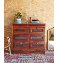 Commode en bois Garance N°634- Produit chiné Debongout