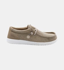 Chaussures bateau en toile Serge Blanco