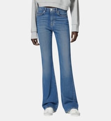 Jean à pattes d'éléphant en denim vintage Pinko