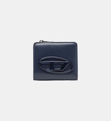 Porte-cartes en cuir zippé Diesel