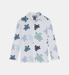 T-shirt anti-UV manches longues à fermeture éclair Tortues Multicolores Vilebrequin