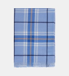 Étole imprimée tartan Bompard