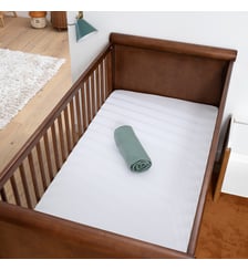Lot de 2 drap-housses bébé, en jersey de coton uni La Redoute Interieurs