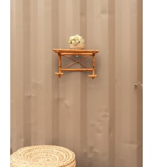 Porte-manteau mural en rotin Max N°493- Produit chiné Debongout