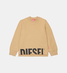 Sweat-shirt col rond avec logo Diesel Kids