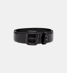 Ceinture en cuir avec plaque à logo Diesel
