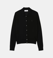 Cardigan cachemire mélangé boutons strass Lacoste