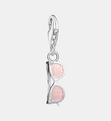 Thomas Sabo Pendentif Charm lunettes de soleil  roses avec pierres blanches argent Argent sterling 925, émail à froid Thomas Sabo