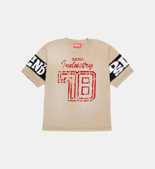 T-shirt coloré avec des graphiques de l'université Diesel Kids
