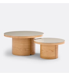 Lot de 2 tables basses semi-gigognes La Redoute Interieurs