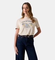 T-shirt droit à imprimé Guess
