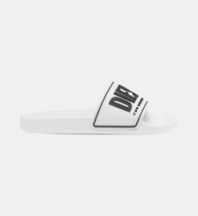 Sa-Mayemi-Claquettes en caoutchouc avec logo embossé Diesel