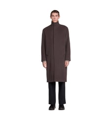 Manteau long en laine et cachemire Sandro