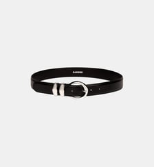 Ceinture en cuir lisse Sandro