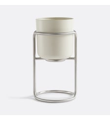 Cache-pot sur pied métal fer Ø26 cm La Redoute Interieurs