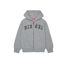 Sweat zippé avec logo Diesel Kids