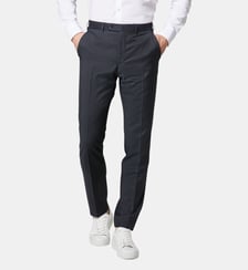 Pantalon de costume en laine regular Per Digel
