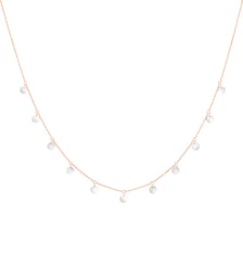 Collier POLKA - Nacre blanche - Or rose 750‰ La Brune & La Blonde