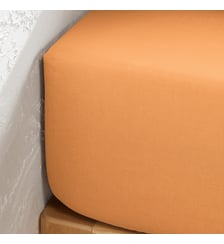 Drap housse uni coton, bonnet 32cm La Redoute Interieurs