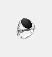 Bague noir Thomas Sabo
