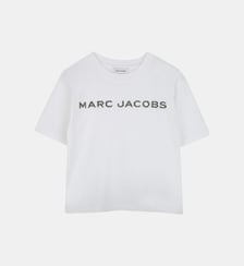 T-shirt en coton avec strass Marc Jacobs Kids