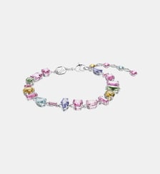 Bracelet Gema, Métal rhodié Swarovski