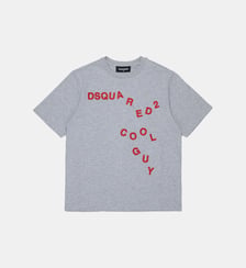 T-shirt avec logo brodé sur le devant Dsquared2