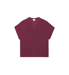 T-shirt manches courtes col v uni MARCELINA La Petite Etoile
