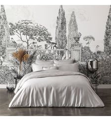 Housse de couette unie en satin de coton bio, TEOPHILE Alexandre Turpault