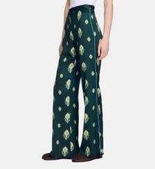 Pantalon fluide à imprimé Paisley Sandro
