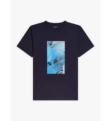 T-shirt brando en coton sérigraphié artiste creepy mouse Agnès b.