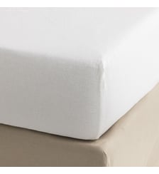Drap housse Nuances 50% coton - 50% lin Le Jacquard Francais