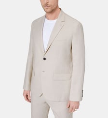 Veste de costume en coton lin The Kooples