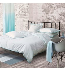 Housse de couette unie en percale de coton, ASTOR Designers Guild