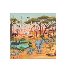 Carte Puzzle Savane Cartesdart