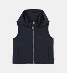 Doudoune sans manches à capuche BOSS Kidswear