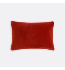 Housse de coussin bicolore rectangulaire 60x40 cm, en velours La Redoute Interieurs